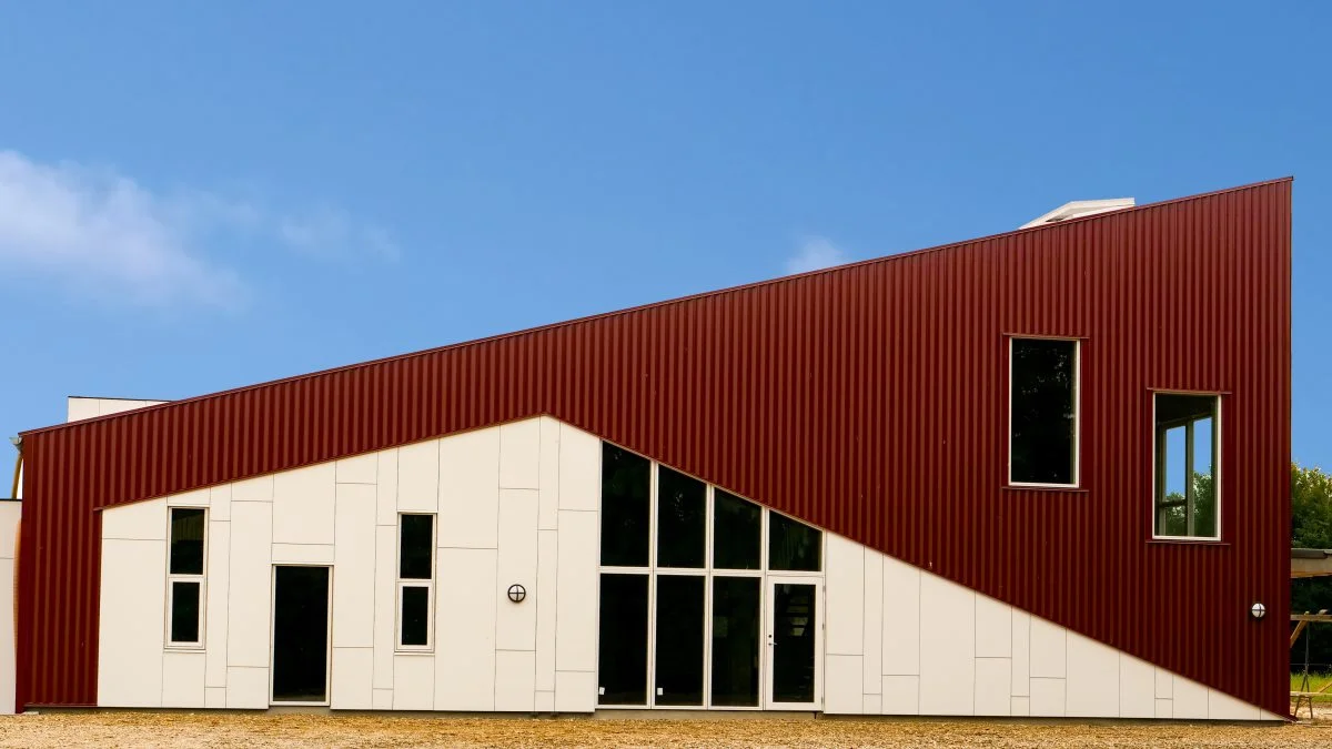 Det nye teknologicenter hos Bygholm Landbrugsskole i ved Horsens.