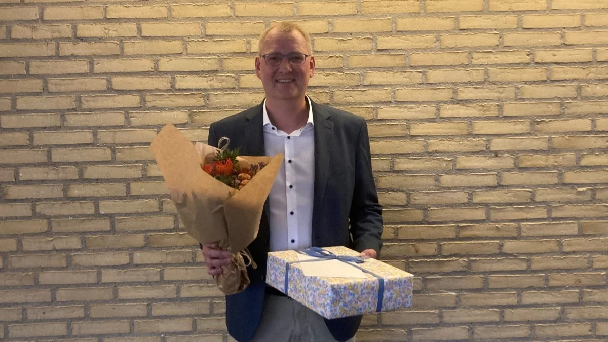 Torben Nørremark, der nu arbejder hos Danish Crown, blev takket for hans indsats for RDM. Foto: VikingDanmark.