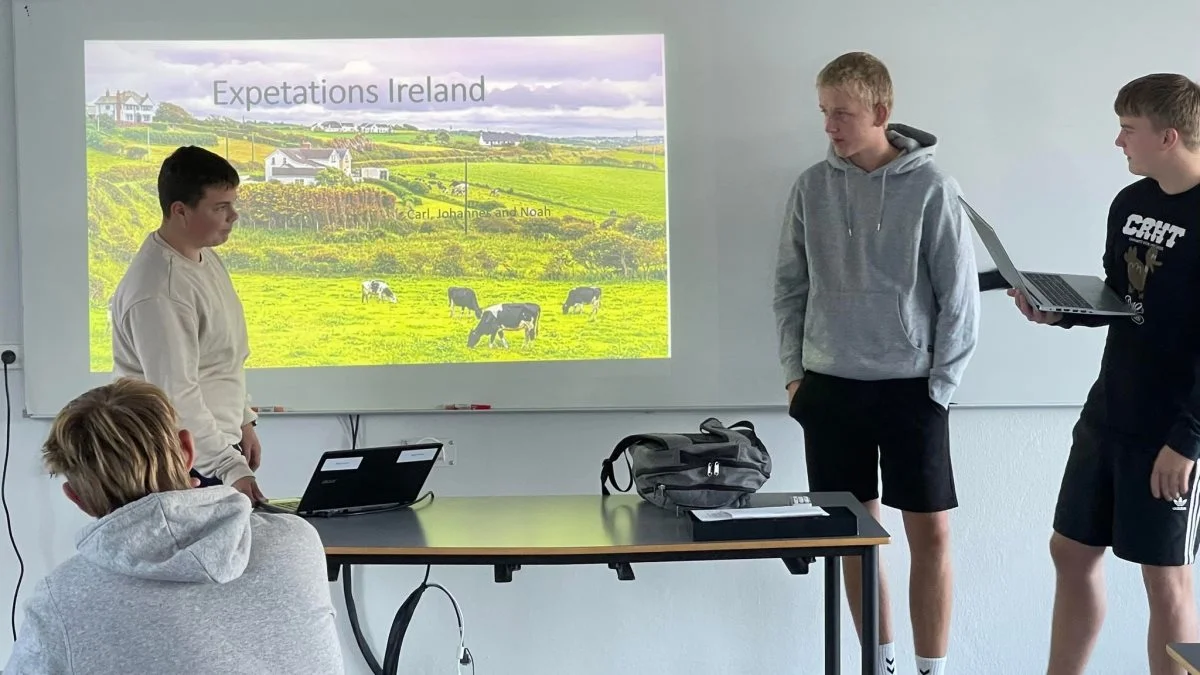 Tre ugers praktikophold i Irland blev nøje forberedt, inden eleverne fra Nordjyllands Landbrugsskole tog afsted.