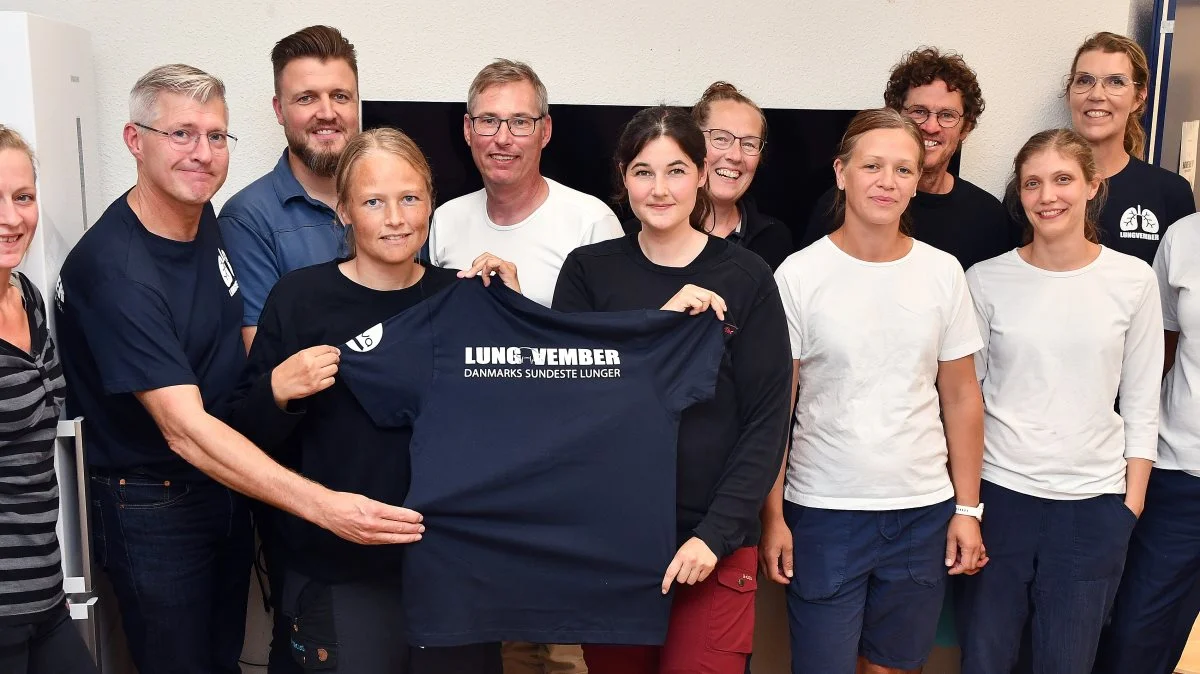 Dyrlæger og ambassadører for Lungvember samlet til kursus i lungesygdomme på det veterinære laboratorie i Kjellerup. Foto: Ceva