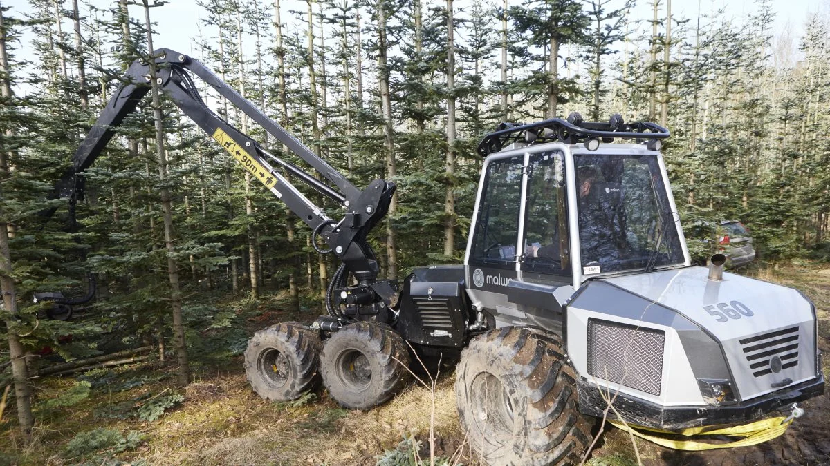 Agrotek er blevet forhandler af de svenske skovmaskiner fra Malwa. Foto: Erik Hansen