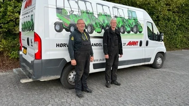 Hugo Hansen og Peter Andersen følger med til Avant Sjælland ApS fra Hørve Maskinhandel og vil hjælpe med at servicere kunderne.