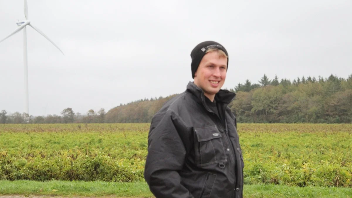 Martin Rohde Andersen fra LandboUngdom glæder sig til årets DM-arrangement i pløjning, der foregår i Skave nær Holstebro. Foto: Henning K. Andersen