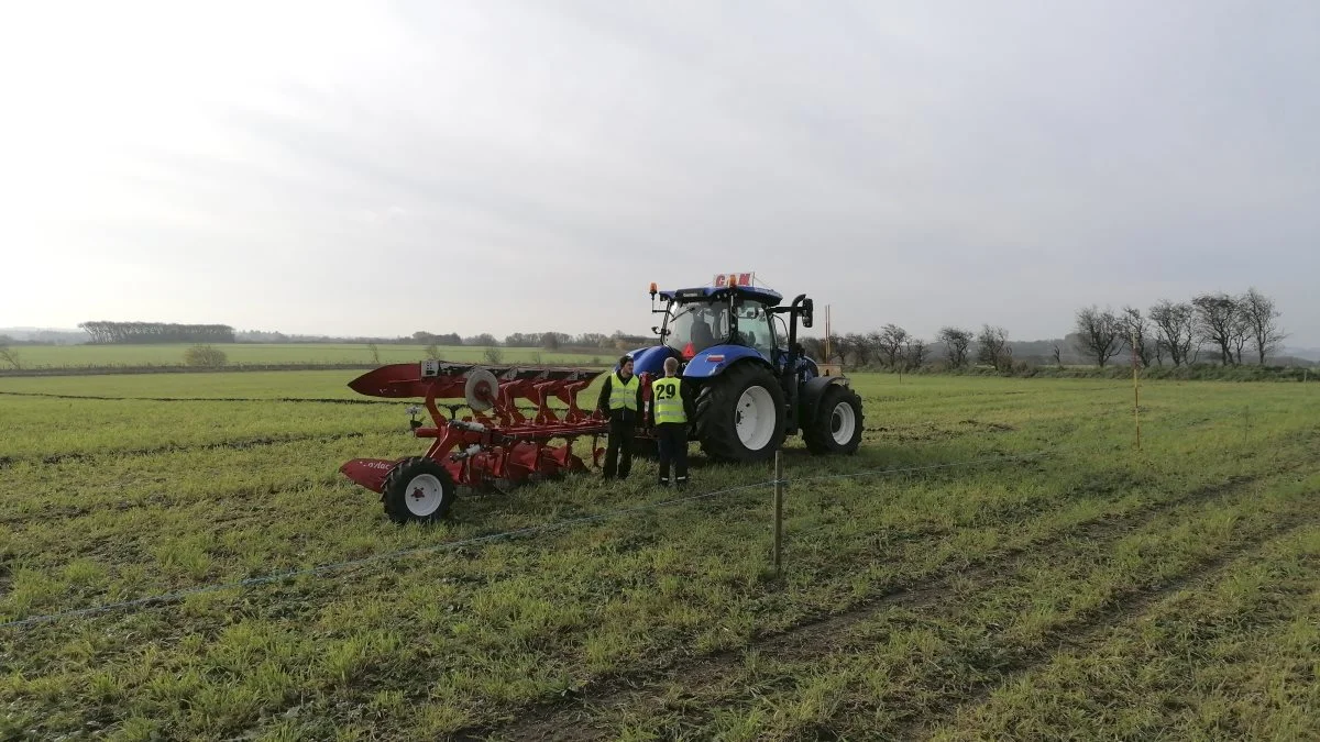 Martin Lindberg Velling har domineret DM i pløjning, hvor han er femdobbelt dansk mester. Her ses han i aktion under sidste års DM ved Rokkedahl Landbrug udenfor Nibe. Arkivfoto