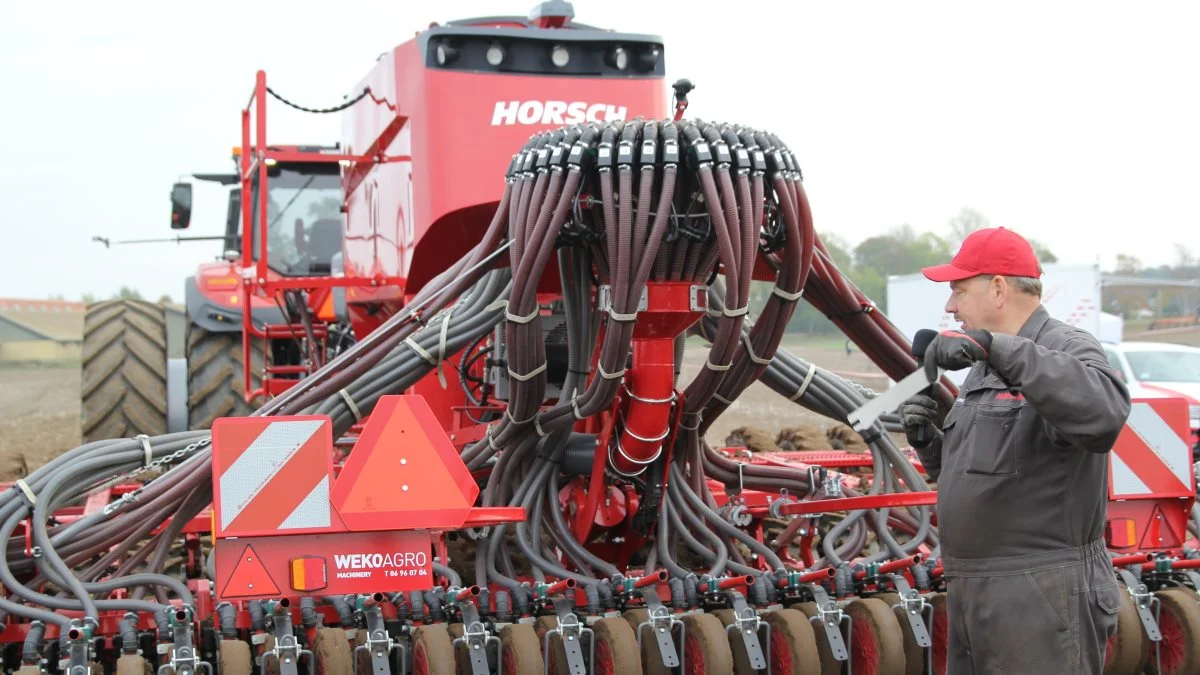 Arne Gejl præsenterede Horsch Pronto 6DC.
