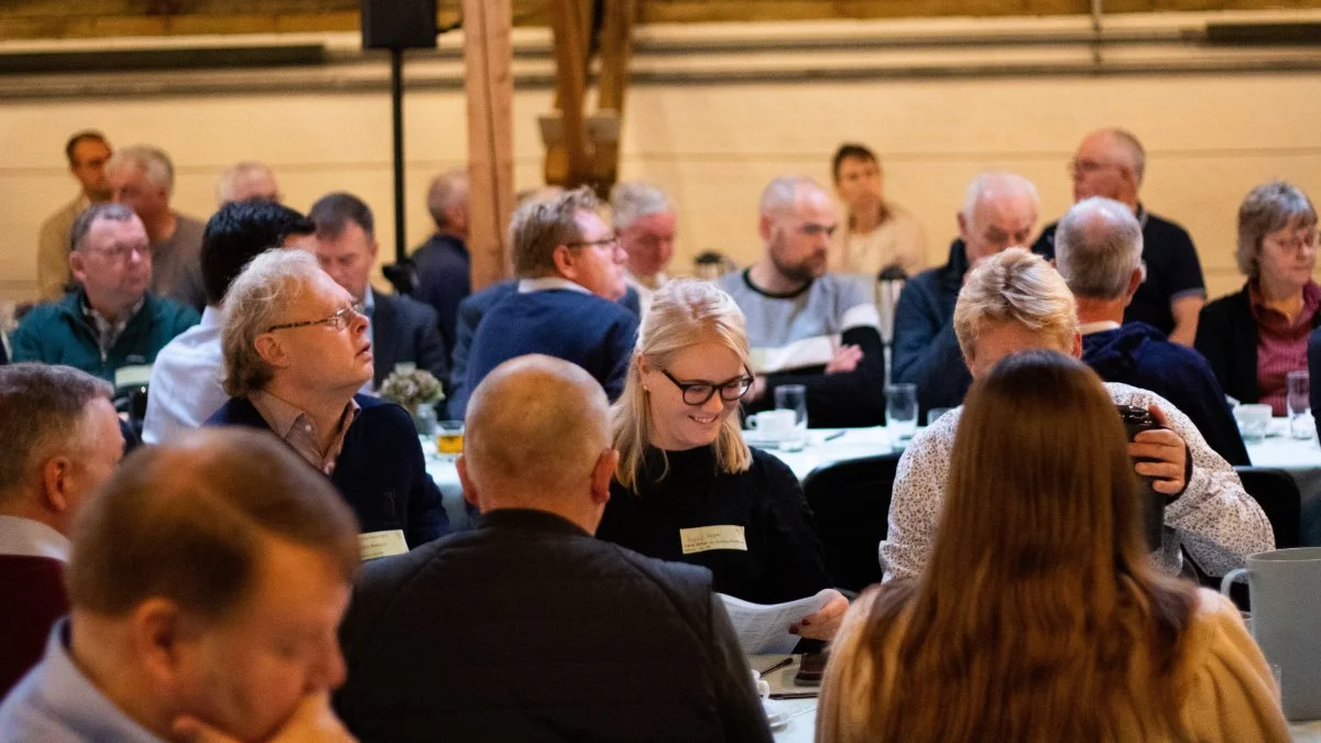 Der blev vist stor interesse for at høre om grøn bioraffinering blandt de over 100 deltagere på konferencen på Ausumgaard. 