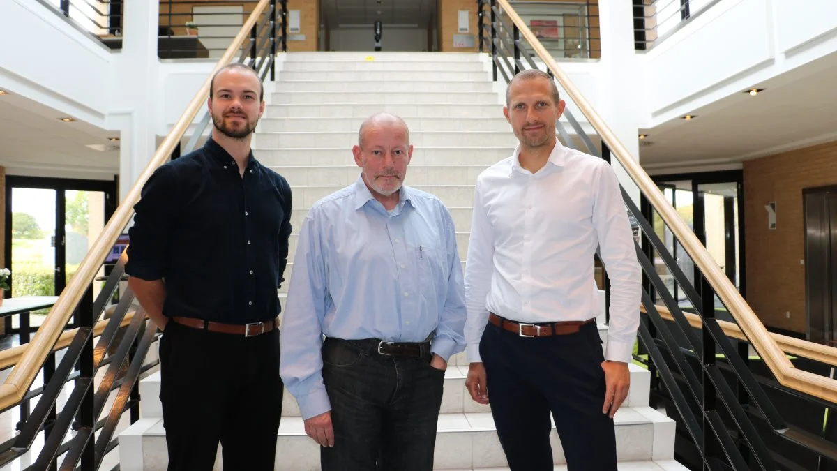 Fra venstre til højre: Simon Gammelby Jensen, Ole Eriksen, Dennis Andreasen. Foto: Velas