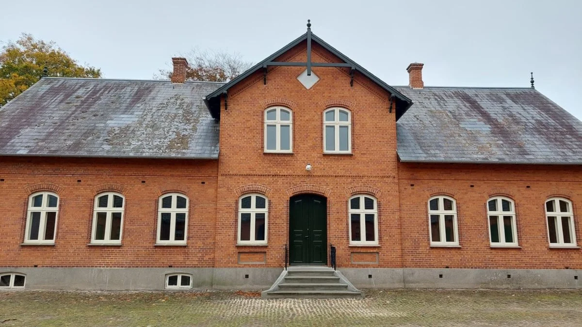 Familien Jensens gård i Korup.