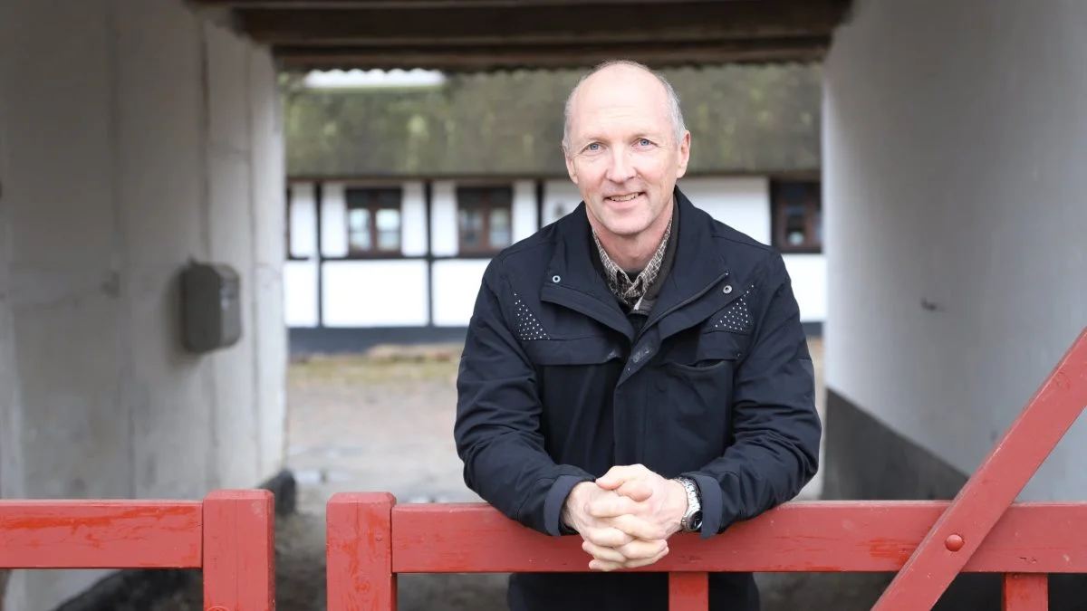 Niels Hansen driver 330 hektar ved Haslev på Midtsjælland. Foto: Anne Kjærsgaard Krogh