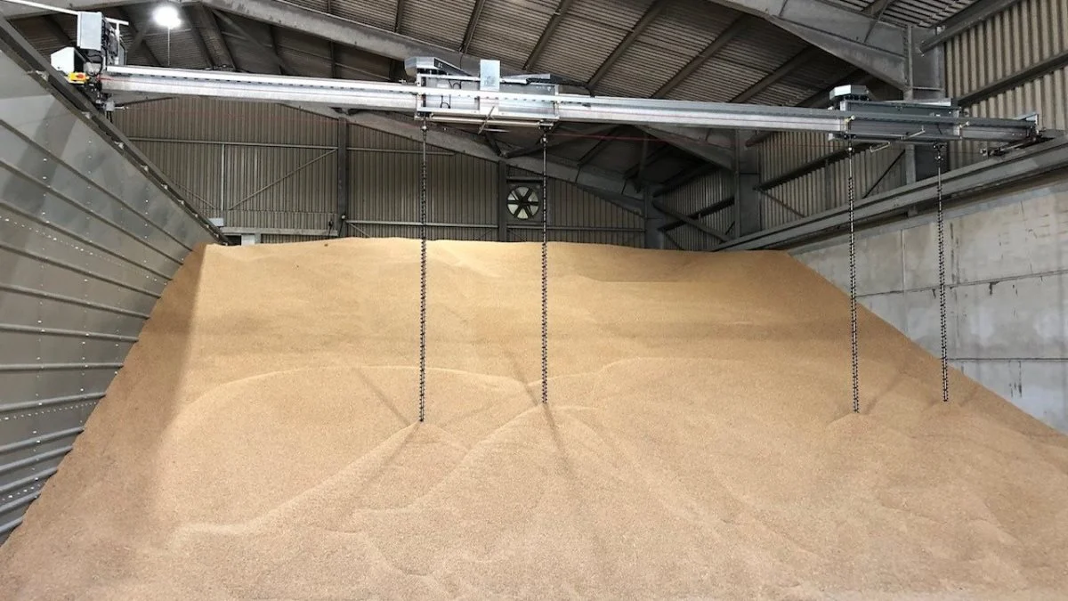 Sukup præsenterer firmaets nye omrører til plananlæg, MaxiStirrer, på Agromek. Fotos: Sukup