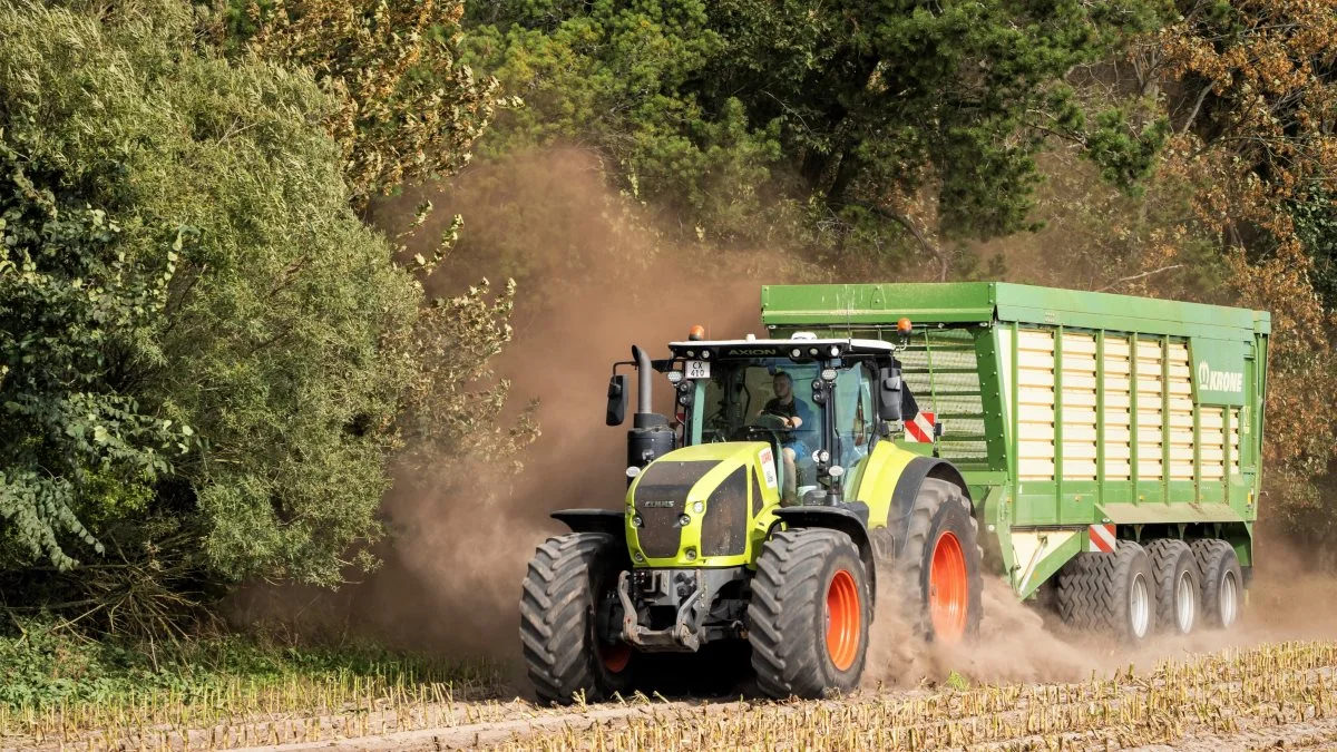I nyhøstet majs kan den håndholdte GrainSense A2 nu måle både protein, fugt og tørstof direkte i vognen ude i marken. Foto: Kasper Stougaard