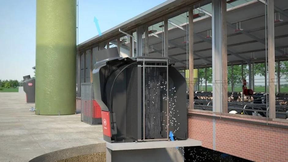 Lely Sphere, der er en trestjernet nyhed på Agromek, er en kombination af kendte komponenter, der kan medvirke til et bedre miljø i stalden. Pressefoto