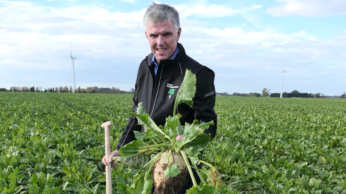 - Vi er enige med Nordic Sugar i, at vi skal afprøve denne model i Danmark tilrettet vores forhold, siger Troels Frandsen, formand for Danske Sukkerroedyrkere. Foto: Jørgen P. Jensen 