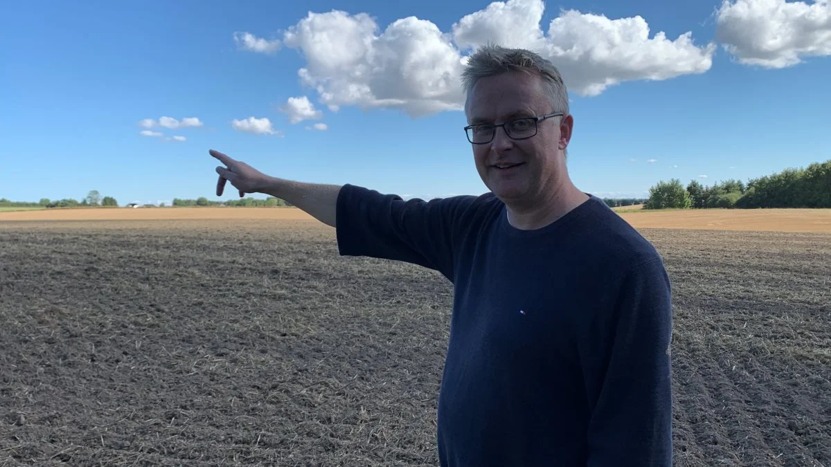 Den nye fødevareminister bor med sin familie, hustruen Marie-Louise og parrets tre børn, få hundrede meter fra fødegården på Midtsjælland. Foto: Jesper Hallgren