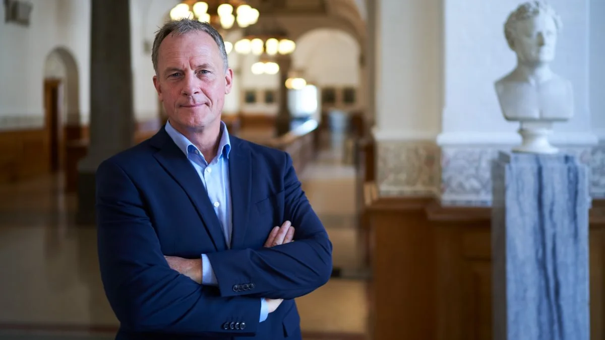Nyvalgte Kim Edberg Andersen, Nye Borgerlige, har især gjort sig bemærket i minkdebatten. Han er udnævnt til både Fødevare- og Miljøordfører for højrefløjspartiet. Foto: Pressefoto