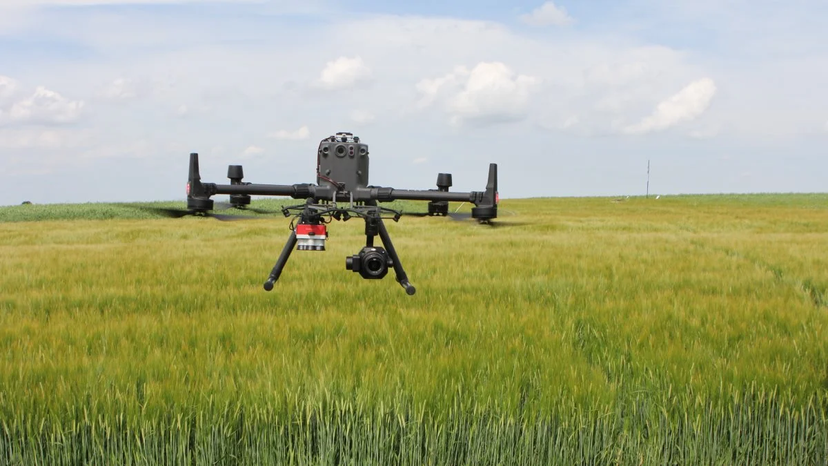 Droner kommer til at spille en langt større rolle i fremtidens landbrug, og det vil kræve en langt bedre digital infrastruktur. Foto: Kasper Stougård