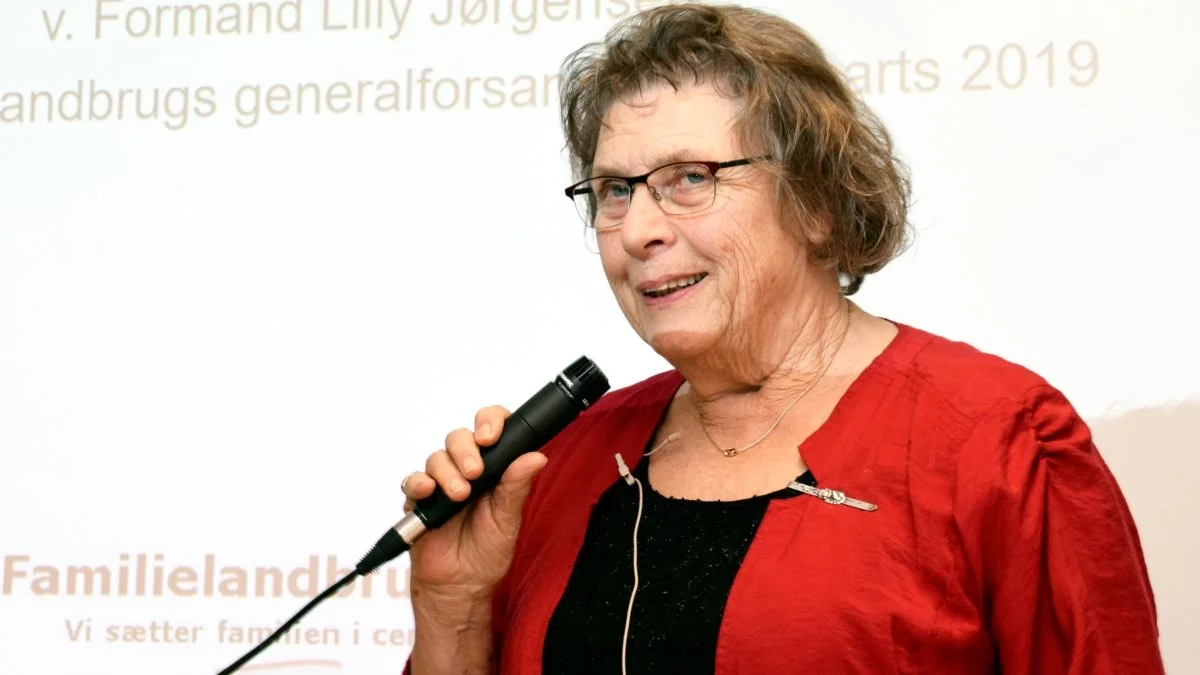 Formand for Fyns Familielandbrugs Aktivitetsudvalg, Lilly Jørgensen. Arkivfoto