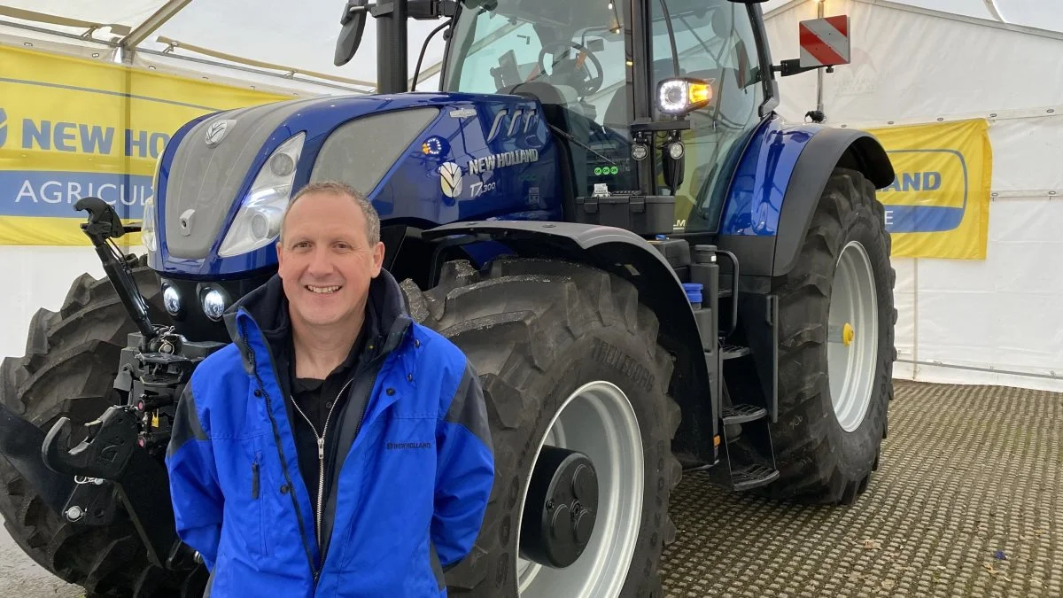 David Redman, HHP Tractor Product Specialist for New Holland.