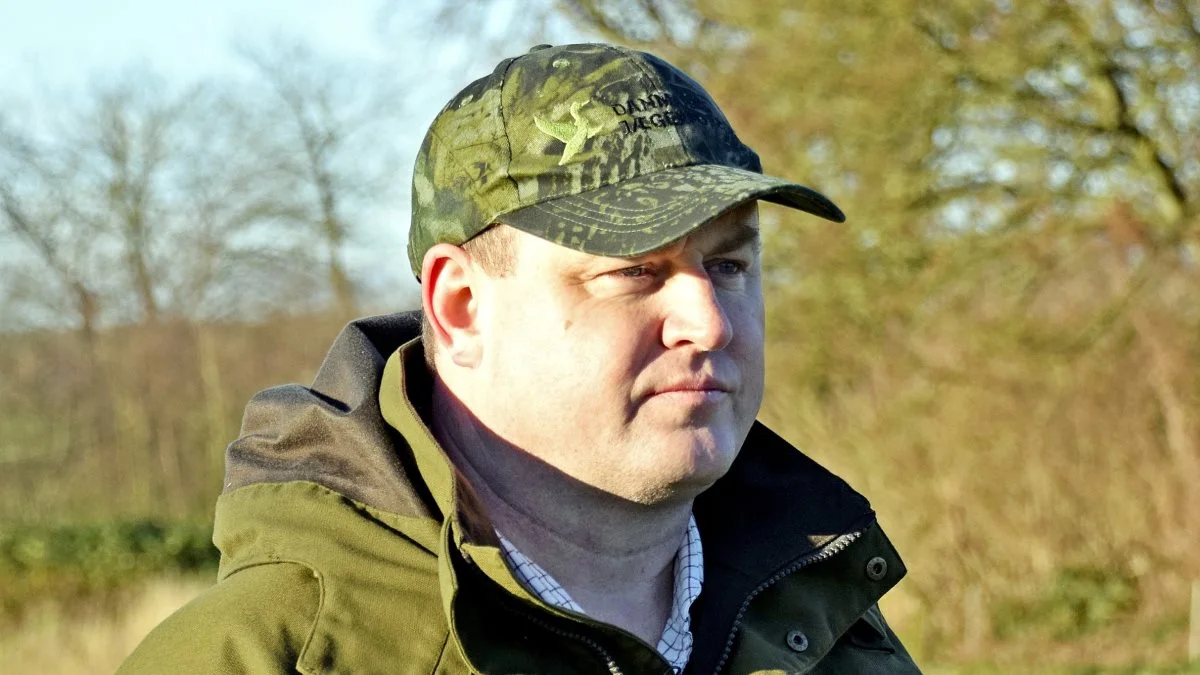 Formand for Danmarks Jægerforbund, Claus Lind, står for åbningen af Særslev Jagtmesse, der finder sted den 23. februar. Arkivfoto