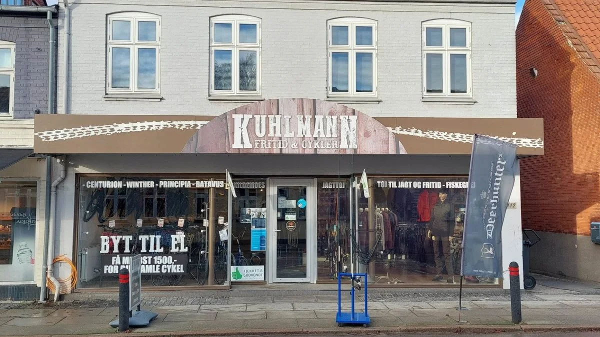 Butikken »Kuhlmann Fritid & Cykler« ligger i Bogense og har eksisteret siden 2004. Fotos: Henriette Lemvig