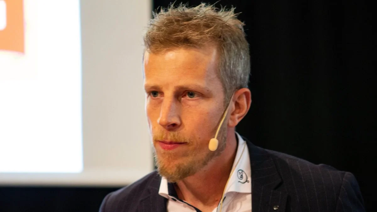 Jeppe Bloch Nielsen, formand for Danske Svineproducenter, mener, slagterierne har for stor modstand mod produktion af hangrise. Foto: Morten Ipsen