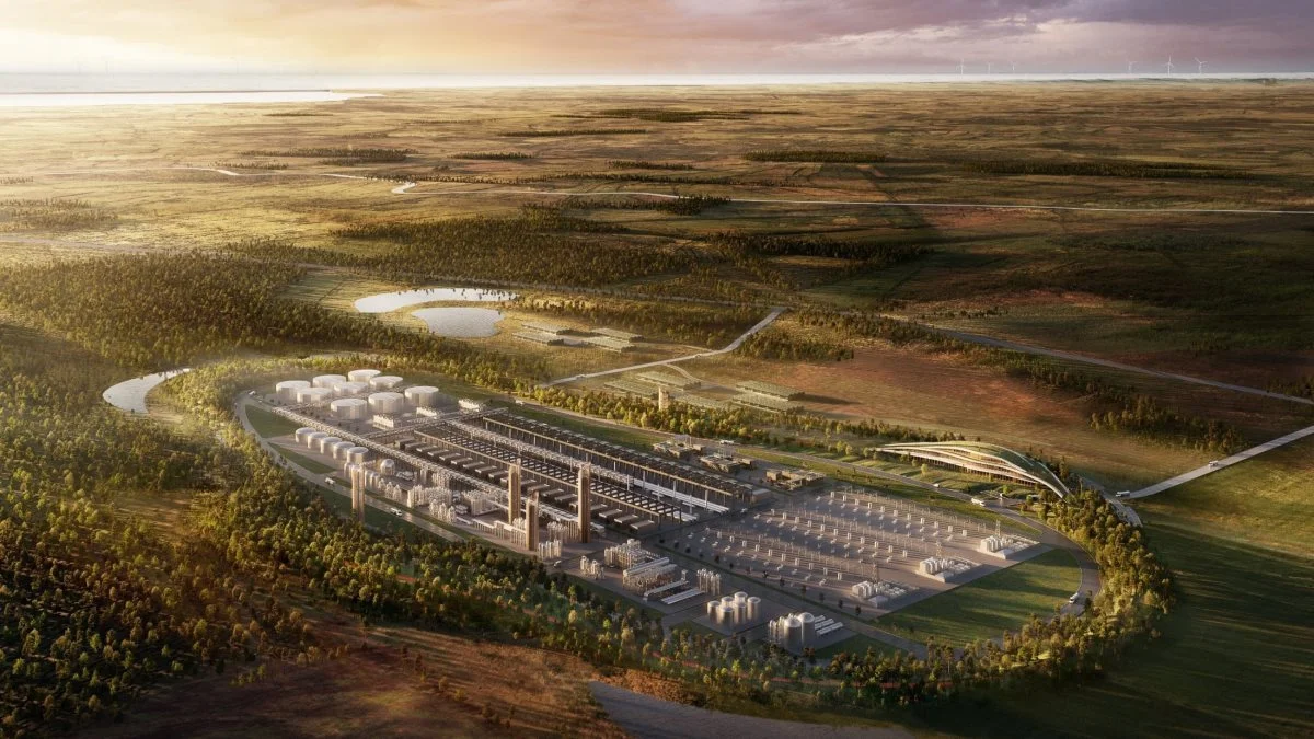 Den nye energipark kommer efter planen til at stå klar inden 2030. Foto: GreenGo Energy