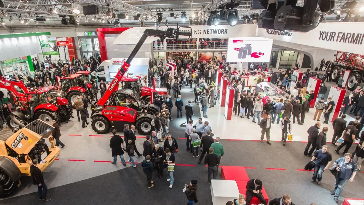 2.000 udstillere fra 49 lande er tilmeldt den kommende Agritechnica-udstillingen i Hannover, der afholdes fra 12. til 18. november i år. Ifølge DLG er alle førende landbrugsmaskinvirksomheder tilmeldt udstillingen. Arkivfoto