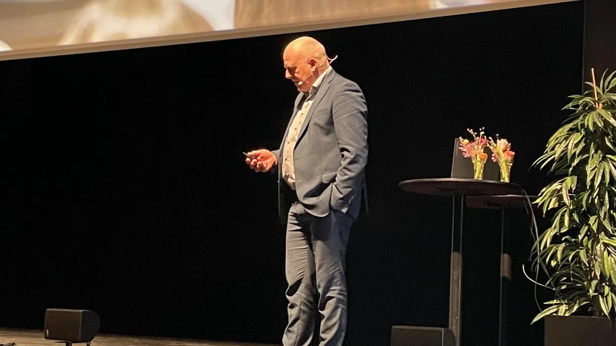 Steen Bitsch, adm. Direktør hos Vestjyllands Andel var blandt indlægsholderne ved Fjordland Kongres 2023