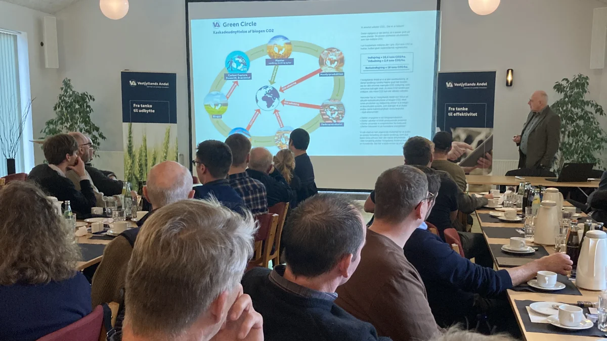 Den grønne omstilling fyldte meget, og især emnet om biogas og alternative proteiner interesserede de fremmødte.