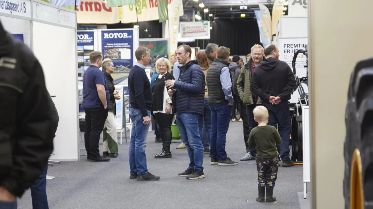 Erhvervs- og maskinudstillingen er klar til årets Agro Nord. Over 100 udstillere har meldt deres ankomst. Arkivfoto: Tenna Bang