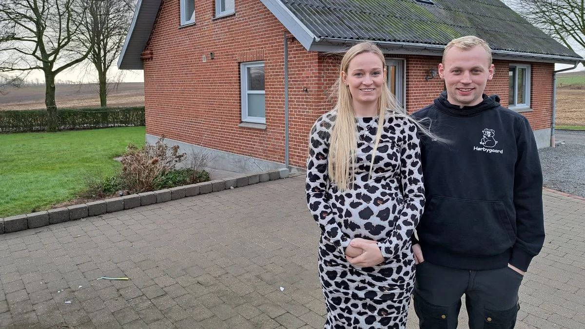 Cathrine og Ole Sejersen er begge landmandsuddannede og bruger hinanden til at sparre med.
Foto: Louis Andreas Michaelsen


