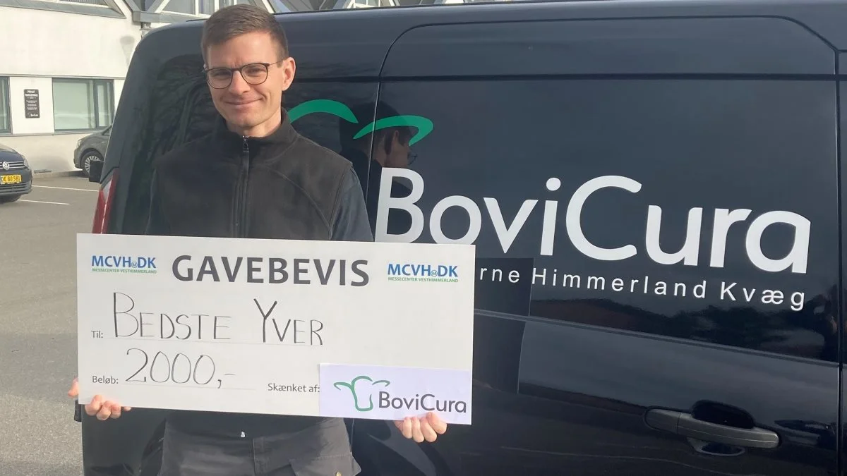 BoviCura sponsorerer 2.000 kroner til skuets bedste yver.