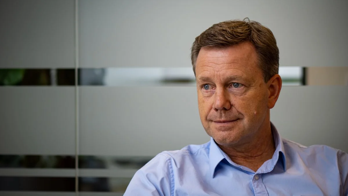 DLG's mål for at reducere klimaudledninger er blevet godkendt af SBTi, og det glæder DLG-boss Kristian Hundebøll. Foto: Victor Juul Grønbæk