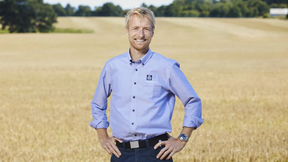 Chefagronom hos Yara, Jesper Juul Ulnitz. Foto: Bank Fotografi