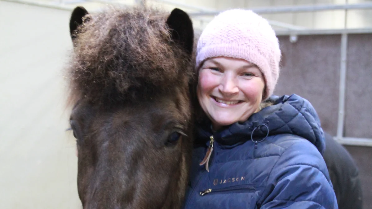 Anne Mariager fra Stihøj ved Glamsbjerg og hesten Tindur fra Almindingen deltager for første gang til World Toelt. 