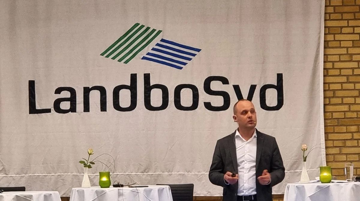Formand Henrik Jessen modtog genvalg til generalforsamlingen i LandboSyd. 