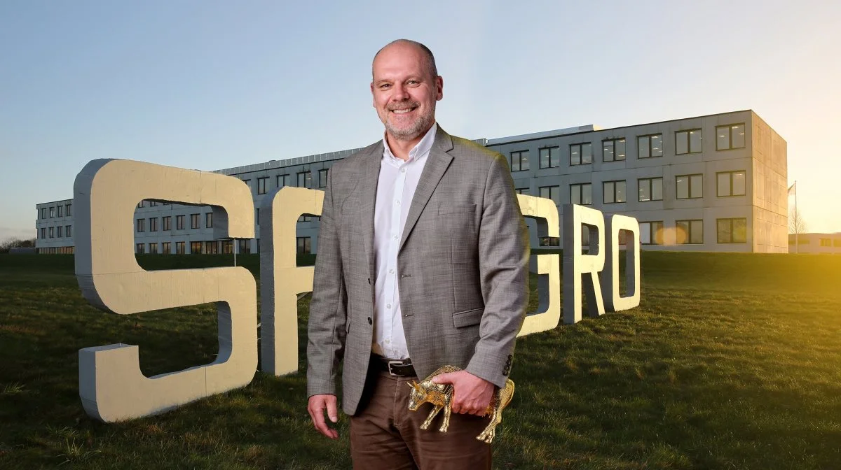 Der er grund til smil på læberne hos administrerende direktør Torben Jensen. Sagro er således kommet ud af 2022 med et overskud på 11,8 millioner kroner. Foto: Sagro