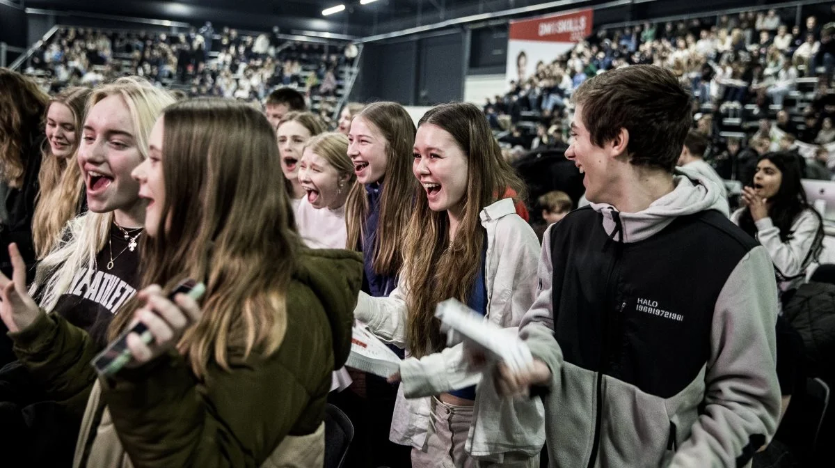 Tusindvis af 8. klasses elever fra hele Region Sydanmark deltog ved DM i Skills i Fredericia. Foto: Lasse Lagoni