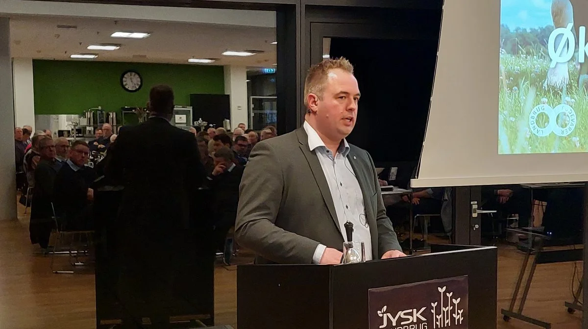 Formand i Jysk Landbrug, H.C. Gæmelke, noterer sig stigende interesse for landbrugsjord fra energiselskaber og andre store danske selskaber. Foto: John Ankersen