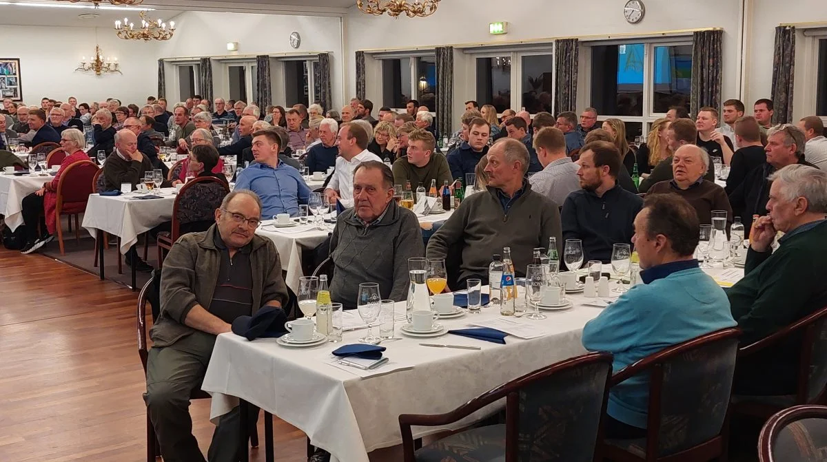 Knapt 200 deltog i generalforsamlingen i Landboforeningen Odder-Skanderborg, der fandt sted på Odder Parkhotel. Foto: John Ankersen