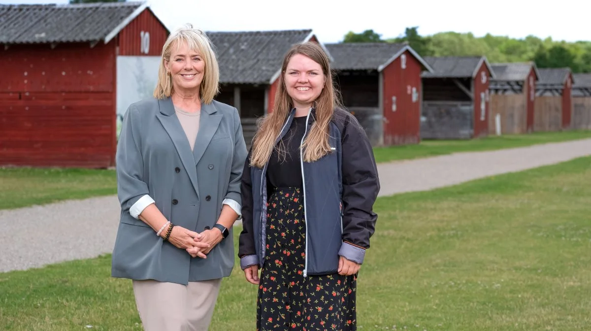 Projektkoordinator Louise Monrad (th.), her ved siden af dyrskuechef Anita Christoffersen, glæder sig til det nye tiltag »Scenen«. Arkivfoto