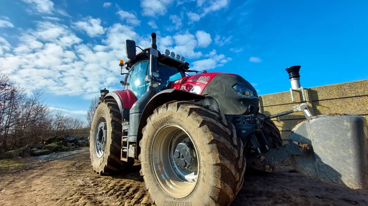 På Andersens Maskinstation har de i alt tre Case IH Optum 300’ere. To af dem er fra 2017 og én fra 2019.