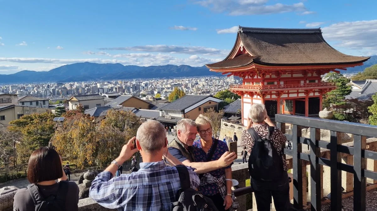 Kyoto blev skånet for bomber under 2. verdenskrig, da den er fyldt med gamle, japanske bygninger og templer. Fotos: Jørgen P. Jensen