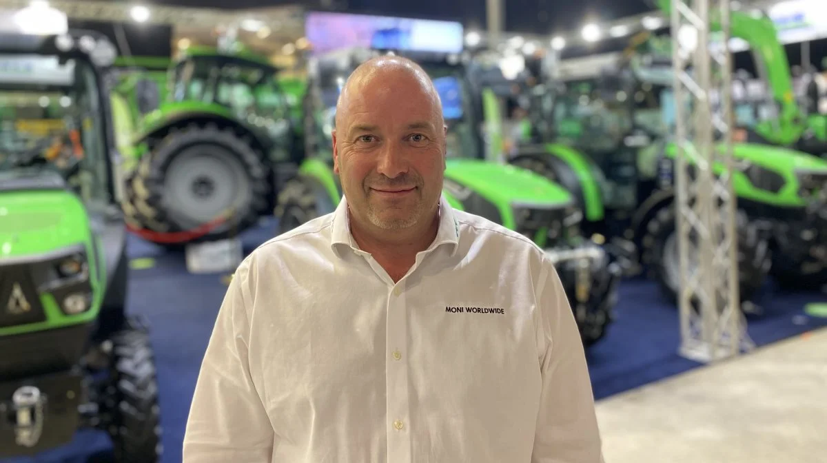 - Vi har foreløbigt reserveret 150 til 170 Deutz-Fahr-traktorer til det danske marked i år, siger importør og indehaver af Moni Worldwide, Thomas Mortensen. Foto: Per Jørgensen