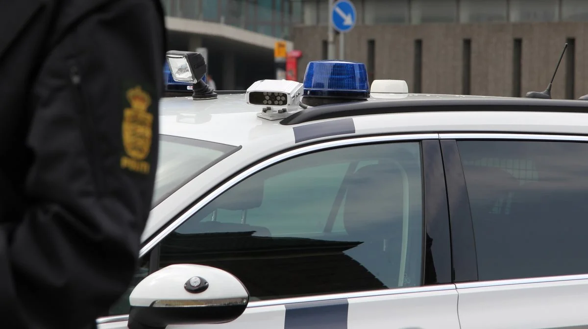 Natten mellem lørdag og søndag måtte Midt- og Vestjyllands Politi rykke ud til et tyveri af en gummiged, der havde udviklet sig dramatisk. Foto: Rigspolitiet