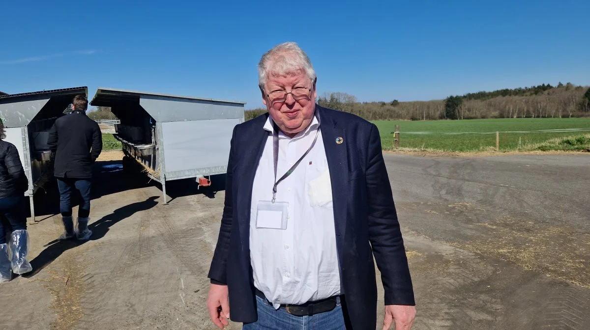Regeringsgrundlagets ord, om at landbruget skal udvikles og ikke afvikles, gør, at Poul Erik Jørgensen, landbrugsdirektør i Nykredit, ser på fremtiden i landbruget med en vis ro. Foto: Henning K. Andersen