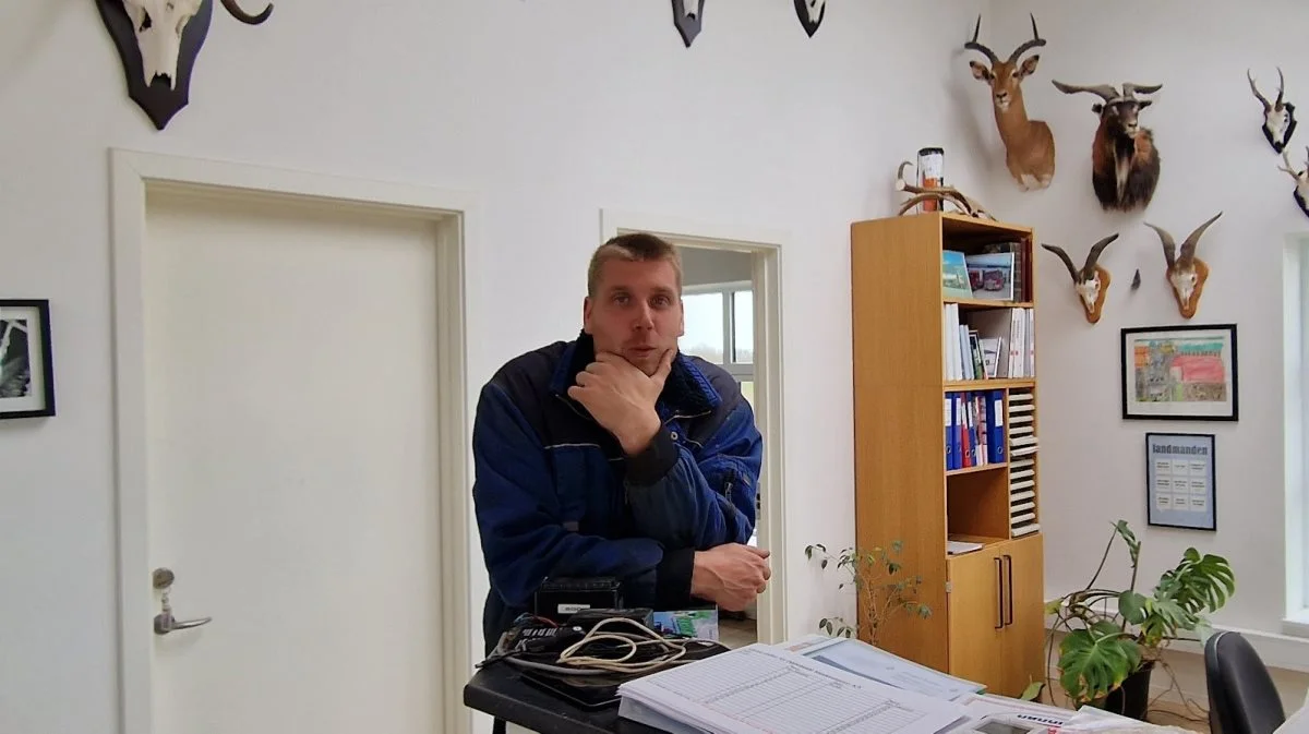 Simon Ludvigsen, ejer af Døllefjelde Maskinstation. Foto: Jørgen P. Jensen