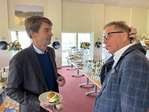 Næstformand i Bæredygtigt Landbrug, Gustav Garth-Grüner og Asger Christensen (V), medlem af Europa-Parlamentet.