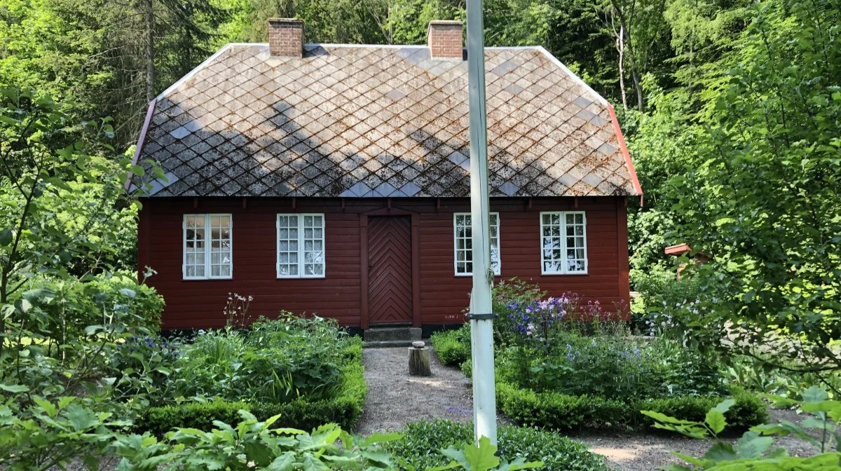 Skovarbejderhuset, der oprindeligt husede en skovarbejderfamilie på fem. Foto: Gammel Estrup Danmarks Herregårdsmuseum