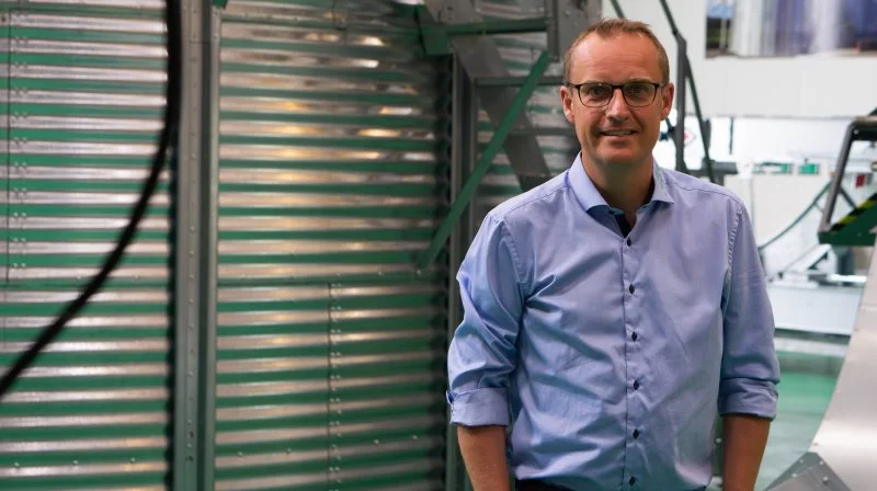 Jens Erik Iversen overtog jobbet som adm. direktør hos Sukup Europe i 2016. I år har han også overtaget 15 procent af virksomheden. Fotos: Steven Andersen